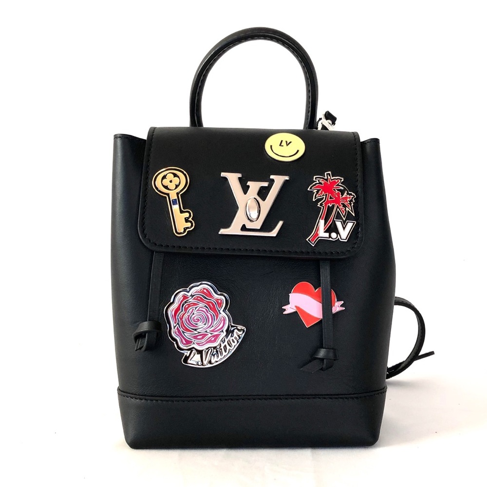 Louis Vuitton Mini Lockme pins Backpack